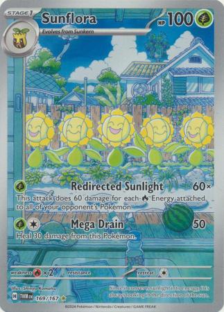 Sunflora Illustration Rare - 169/167 - Twilight Masquerade