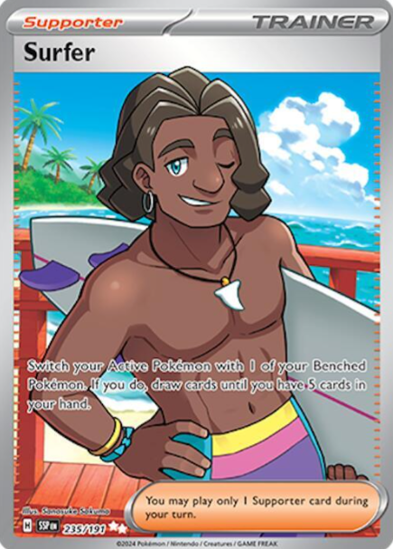 Surfer Full Art - 235/191 - Surging Sparks