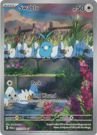 Swablu Illustration Rare 213/182 - Paradox Rift