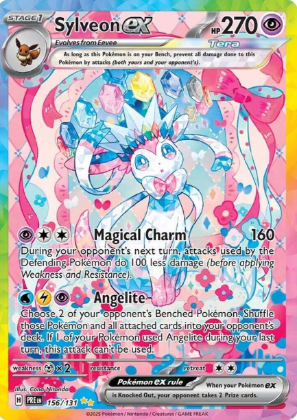 Sylveon ex Special Illustration Rare - 156/131 - Prismatic Evolutions