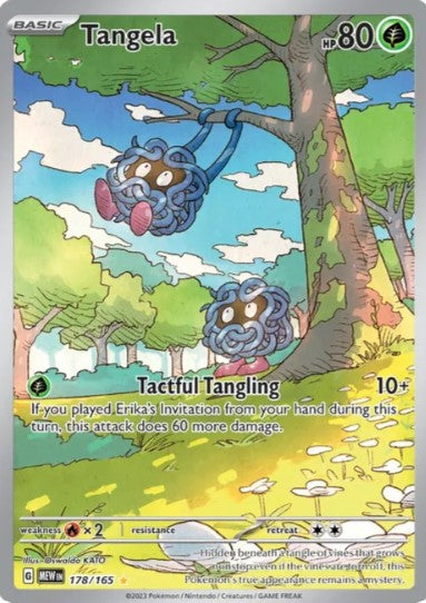 Tangela Illustration Rare - 178/165 - Scarlet & Violet 151