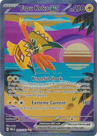 Tapu Koko ex Special Illustration Rare - 247/182 - Paradox Rift