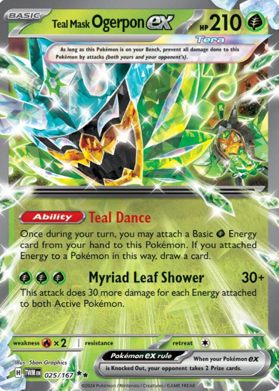 Teal Mask Ogerpon ex - 012/131 - Prismatic Evolutions