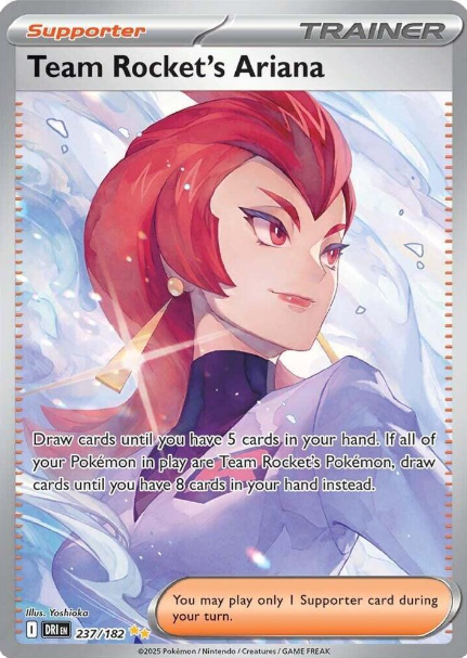 Team Rocket's Ariana Special Illustration Rare - 237/182 - Destined Rivals