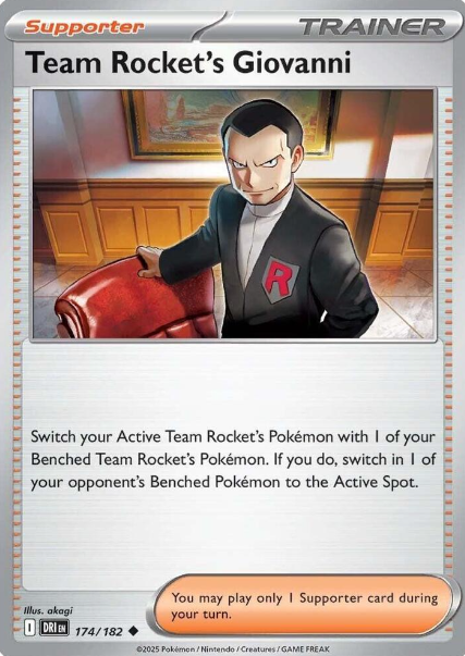 Team Rocket's Giovanni - 174/182 - Destined Rivals