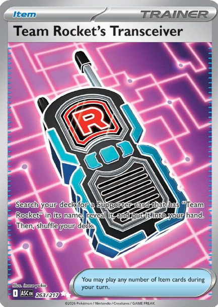Team Rocket's Transceiver Full Art - 263/217 - Ascended Heroes