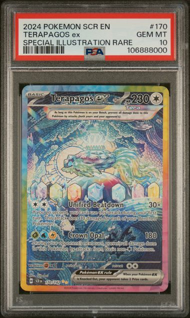 Terapagos ex Special Illustration Rare - PSA 10 - Stellar Crown