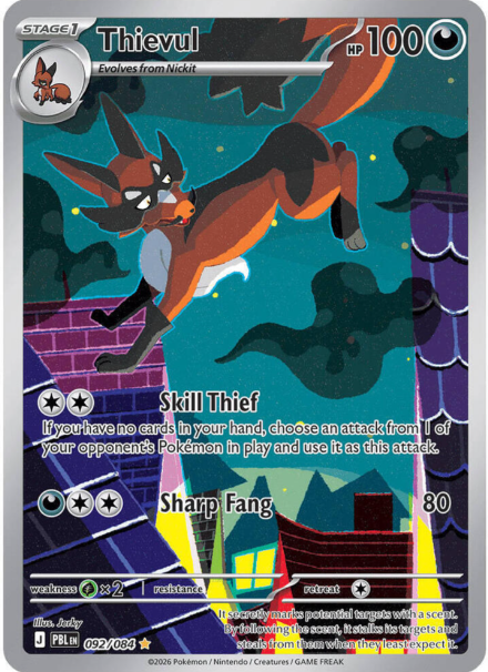 Thievul Illustration Rare - 092/084 - Pitch Black