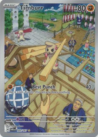 Timburr Illustration Rare - 183/167 - Twilight Masquerade