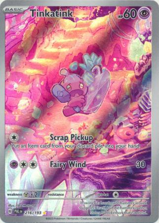 Tinkatink Illustration Rare - 216/193 - Paldea Evolved
