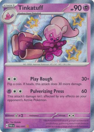 Tinkatuff Baby Shiny - 166/091 - Paldean Fates