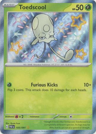 Toedscool Baby Shiny - 105/091 - Paldean Fates
