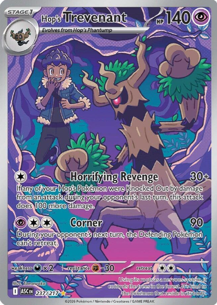 Hop's Trevenant Illustration Rare - 237/217 - Ascended Heroes