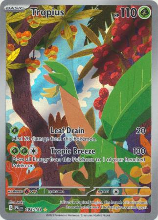 Tropius Illustration Rare - 195/193 - Paldea Evolved