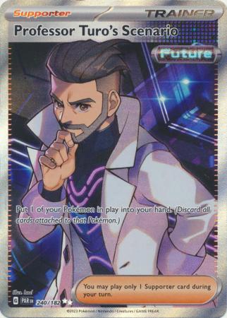 Professor Turo's Scenario Full Art - 240/182 - Paradox Rift