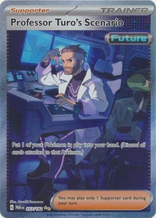 Professor Turo's Scenario Special Illustration Rare - 257/182 - Paradox Rift