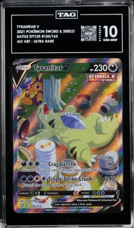 Tyranitar V Alternate Art - TAG 10 - 155/163 - Battle Styles