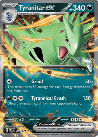 Tyranitar ex - 064/131 - Prismatic Evolutions