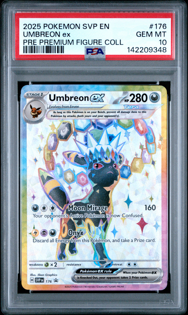 Umbreon ex Full Art Tera Promo - PSA 10 - Scarlet & Violet Promo Cards