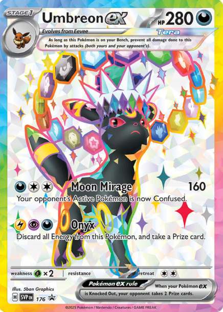 Umbreon ex Full Art Promo - SVP176 - Scarlet & Violet Promos