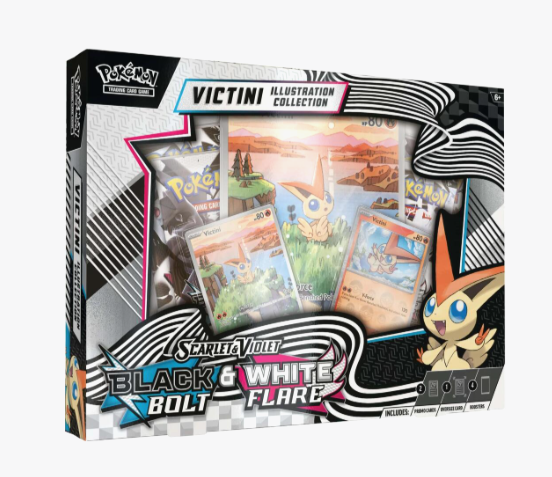 Unova Victini Illustration Collection Box - Black Bolt & White Flare