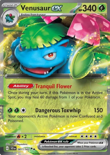 Venusaur ex - 1/142 - Stellar Crown