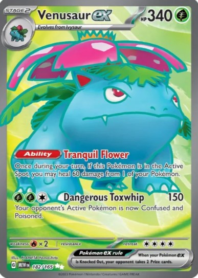 Venusaur ex Full Art - 182/165 - Scarlet & Violet 151