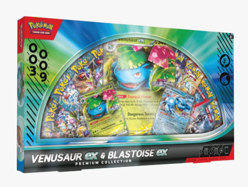 Venusaur ex & Blastoise ex Premium Collection