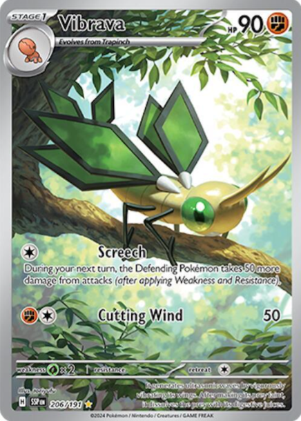 Vibrava Illustration Rare - 206/191 - Surging Sparks