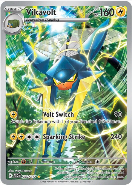 Vikavolt Illustration Rare  - 230/217 - Ascended Heroes