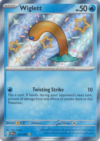 Wiglett Baby Shiny - 121/091 - Paldean Fates