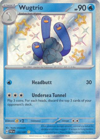 Wugtrio Baby Shiny - 122/091 - Paldean Fates
