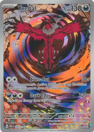 Yveltal Illustration Rare - 205/182 - Paradox Rift