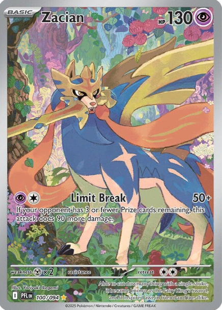 Zacian Illustration Rare - 100/94 - Phantasmal Flames