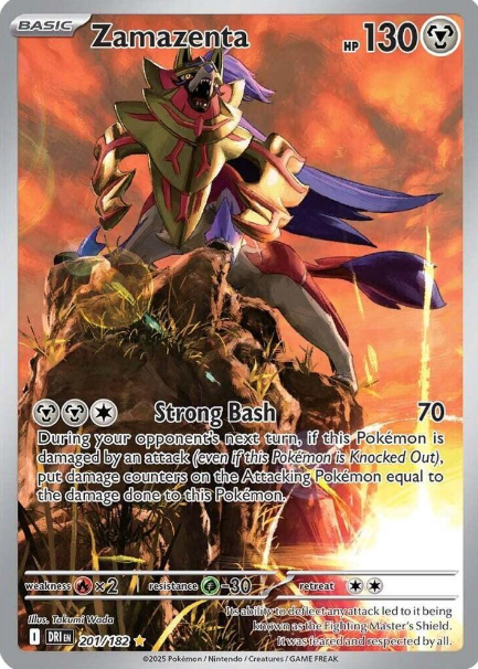 Zamazenta Illustration Rare - 201/812 - Destined Rivals