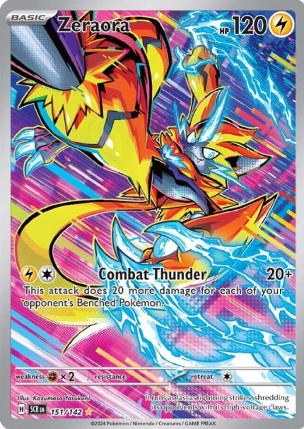 Zeraora Illustration Rare - 151/142 - Stellar Crown