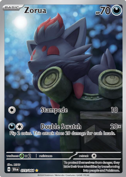 Zorua Illustration Rare - 75/64 - Shrouded Fable