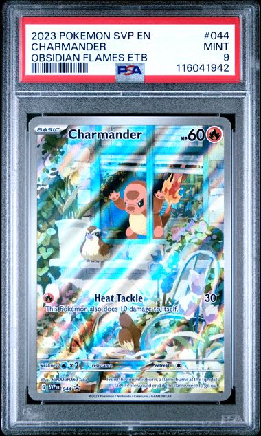 Charmander Illustration Rare Promo - PSA 9 - Scarlet & Violet Promos