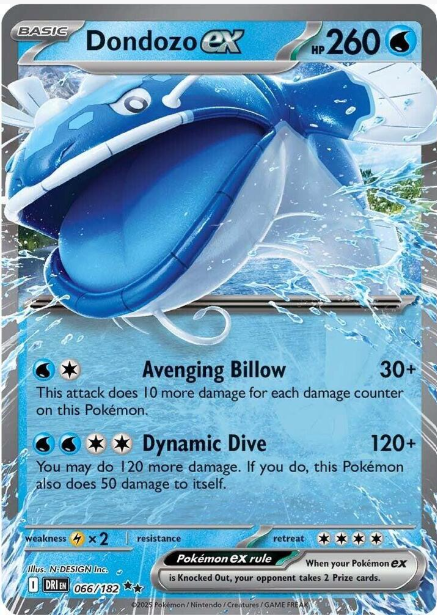 Dondozo ex - 066/182 - Destined Rivals