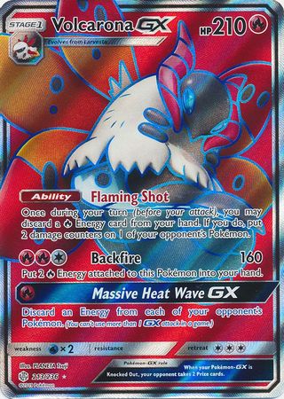 Volcarona GX Full Art - 213/236 - Cosmic Eclipse