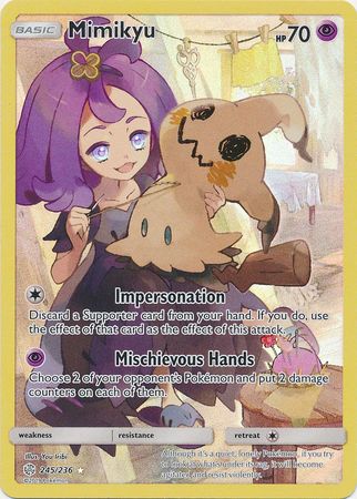 Mimikyu Secret Rare - 245/236 - Cosmic Eclipse