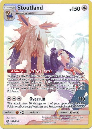 Stoutland Secret Rare - 248/236 - Cosmic Eclipse