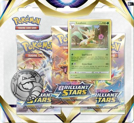 Brilliant Stars 3 Pack Blister - Leafeon