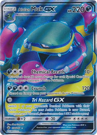 Alolan Muk GX Full Art - 138/147 - Burning Shadows