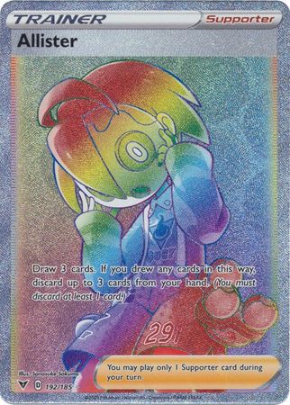 Allister Rainbow Rare - 192/185 - Vivid Voltage