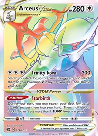 Arceus VSTAR Rainbow Rare - 176/172 - Brilliant Stars