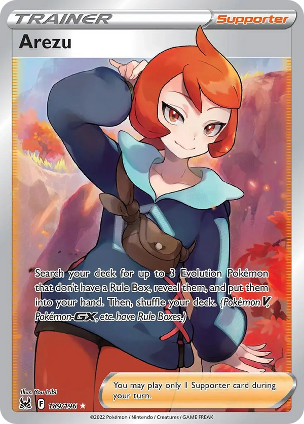 Arezu Full Art - 189/196 - Lost Origin