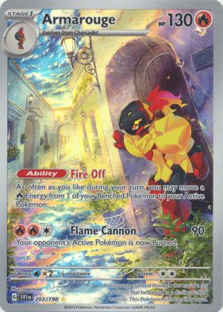 Armarouge Illustration Rare - 203/198 - Scarlet & Violet