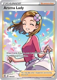 Aroma Lady Full Art - 199/203 - Evolving Skies