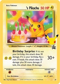 Birthday Pikachu - #24 - Celebrations